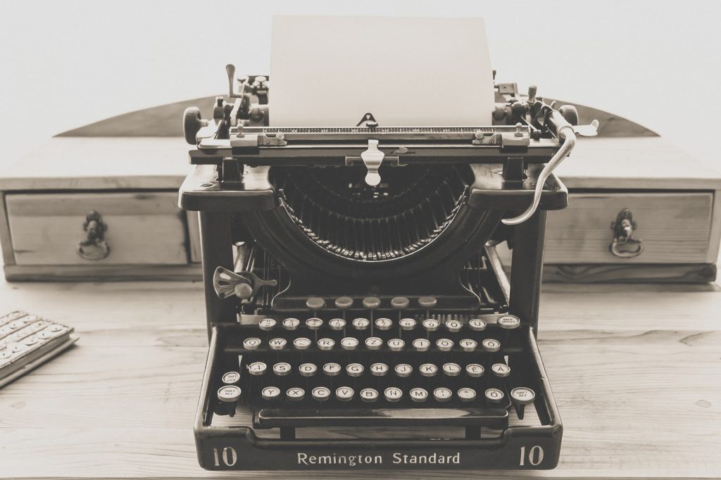 machine à écrire pour rédiger sa lettre de dérogation quand on est non-finançable